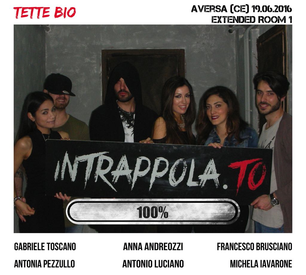 Il gruppo Tette Bio è fuggito dalla nostra escape room 