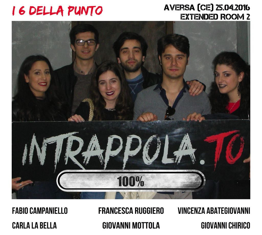 Il gruppo  è fuggito dalla nostra escape room 