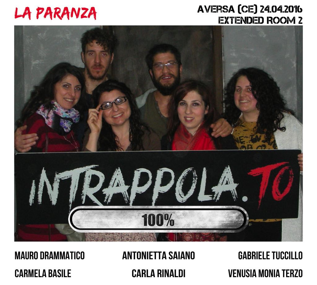 Il gruppo  è fuggito dalla nostra escape room 