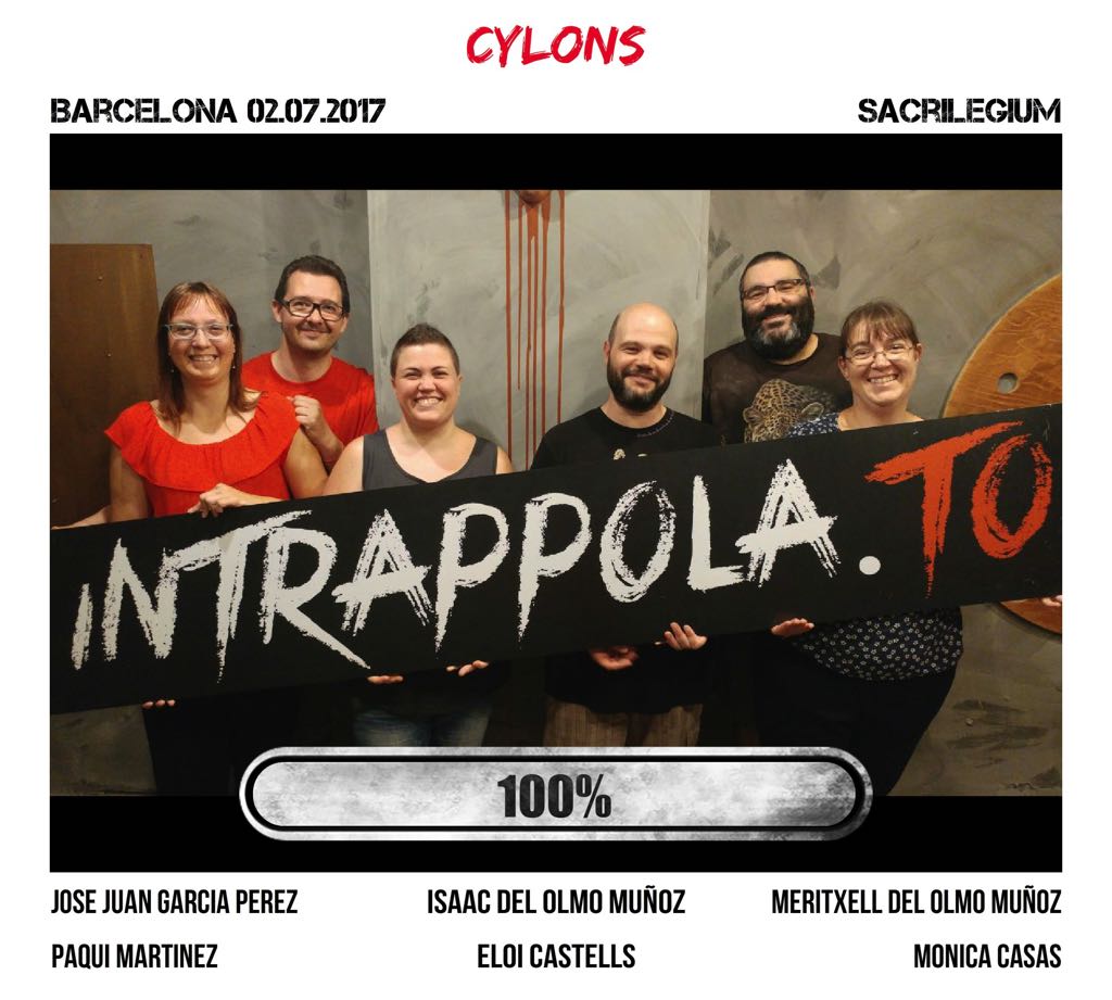 Il gruppo Cylons è fuggito dalla nostra escape room Sacrilegium