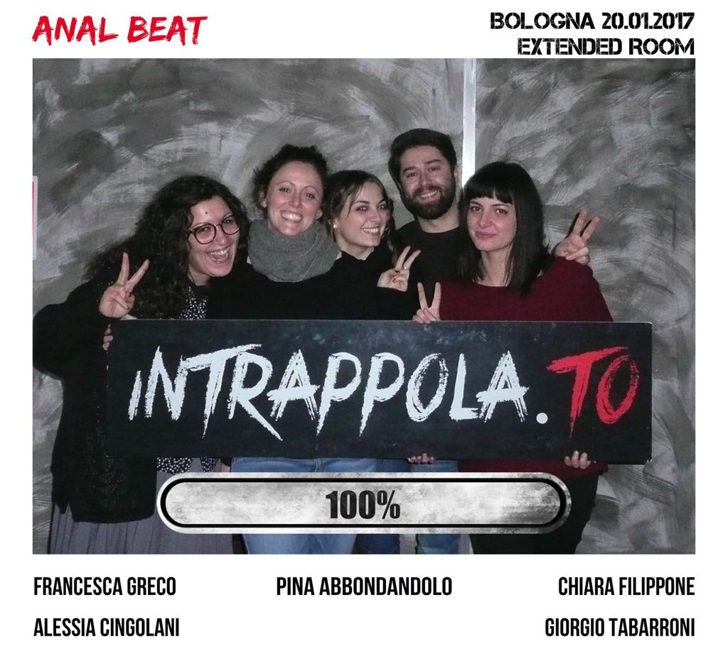 Il gruppo Anal Beat è fuggito dalla nostra escape room Extended Room