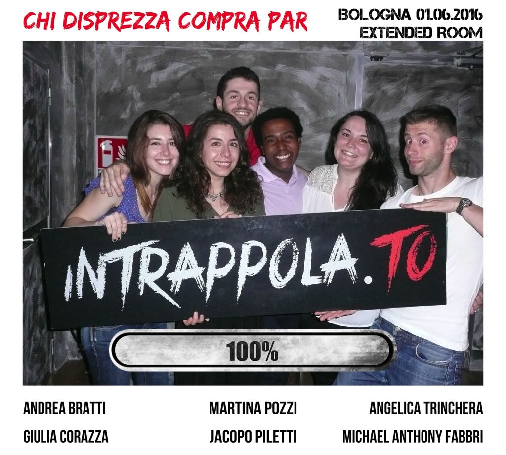 Il gruppo Chi disprezza compra parte II è fuggito dalla nostra escape room Extended Room