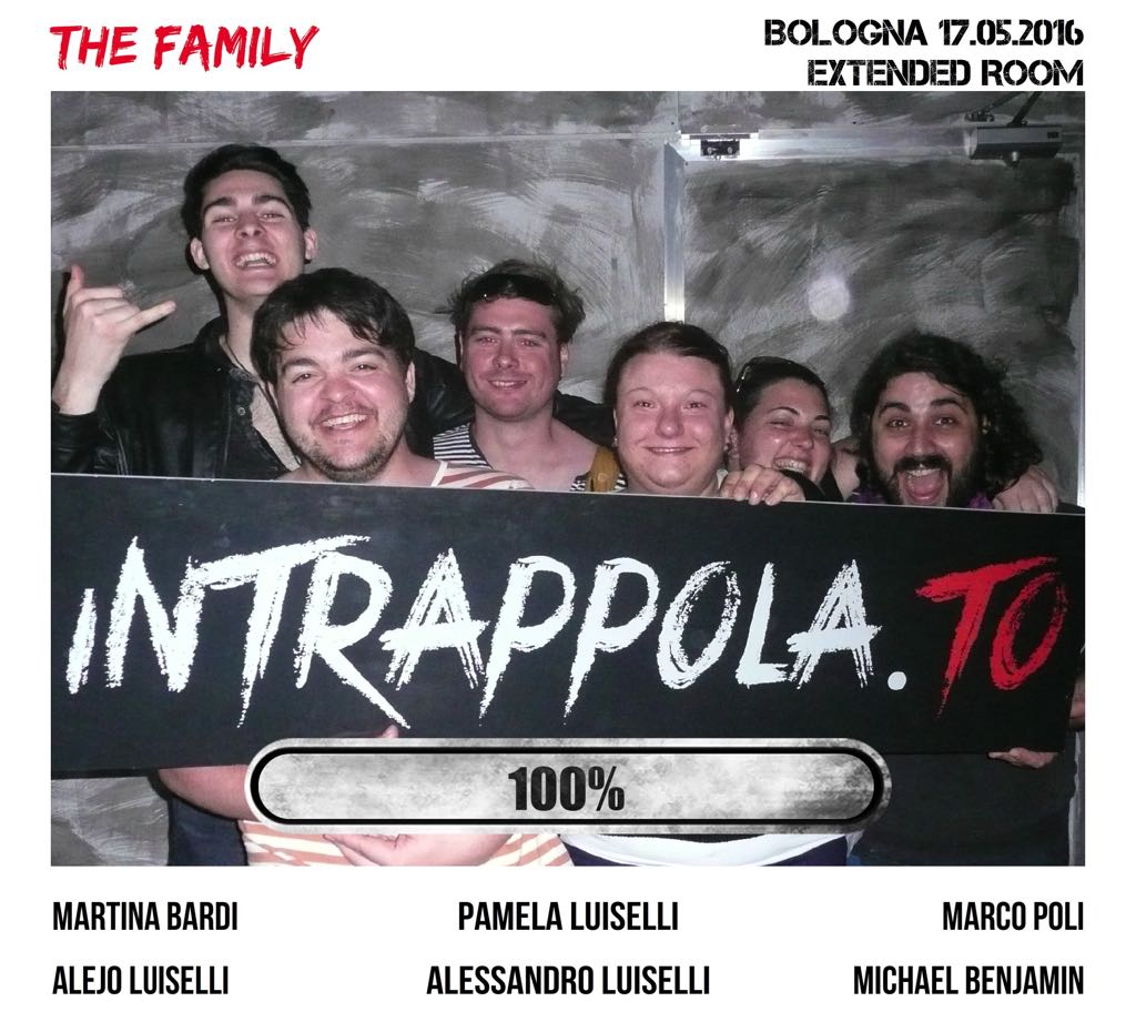 Il gruppo The Family è fuggito dalla nostra escape room Extended Room