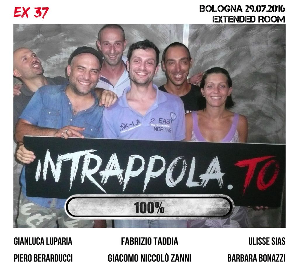 Il gruppo ex 37 è fuggito dalla nostra escape room Extended Room