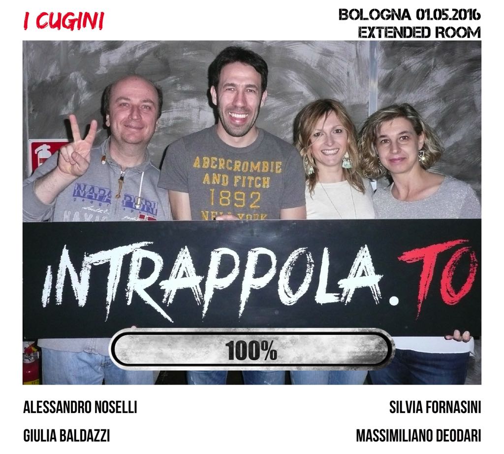 Il gruppo i cugini è fuggito dalla nostra escape room Extended Room