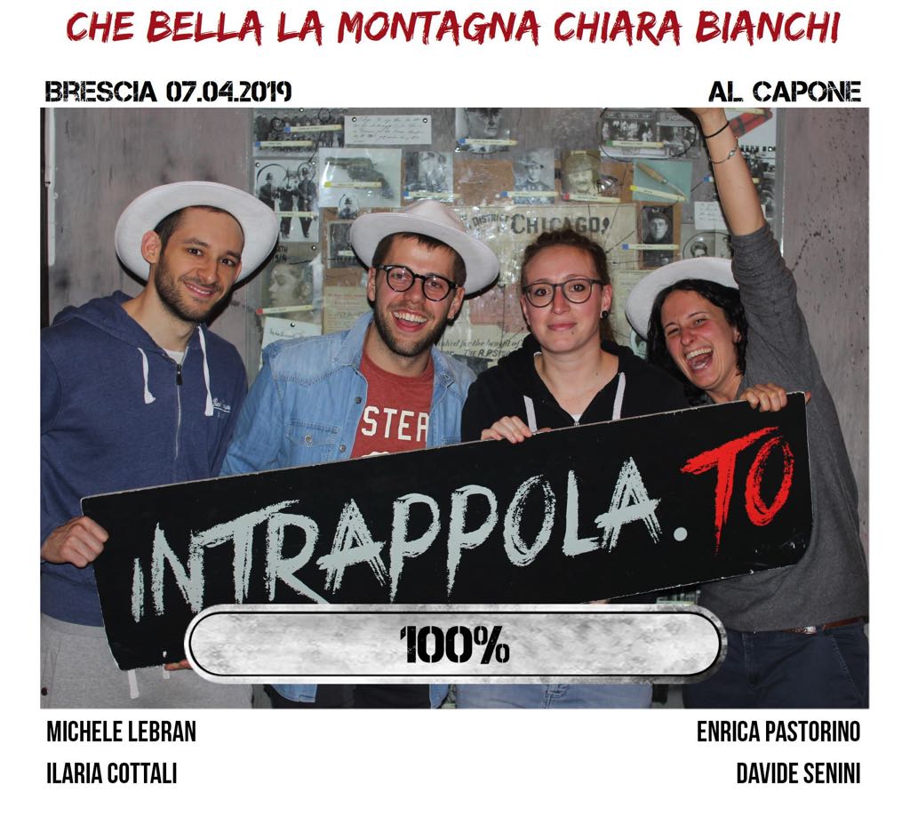 Il gruppo che bella la montagna chiara b è fuggito dalla nostra escape room Al Capone