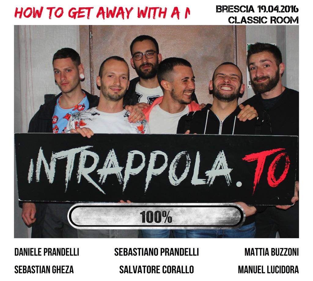 Il gruppo How to get away with a merigal è fuggito dalla nostra escape room Classic Room