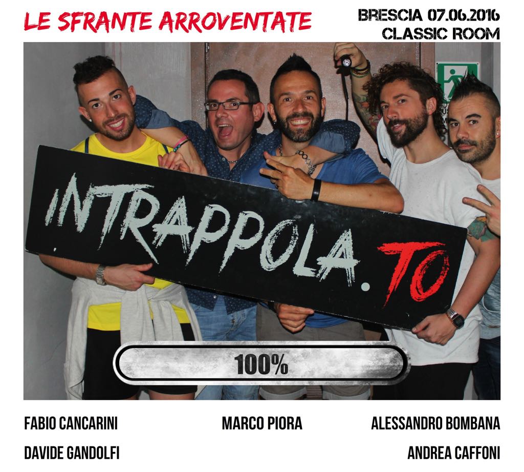 Il gruppo Le sfrante arroventate è fuggito dalla nostra escape room Classic Room