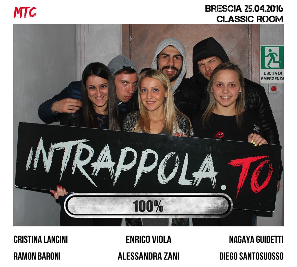 Il gruppo MTC è fuggito dalla nostra escape room Classic Room
