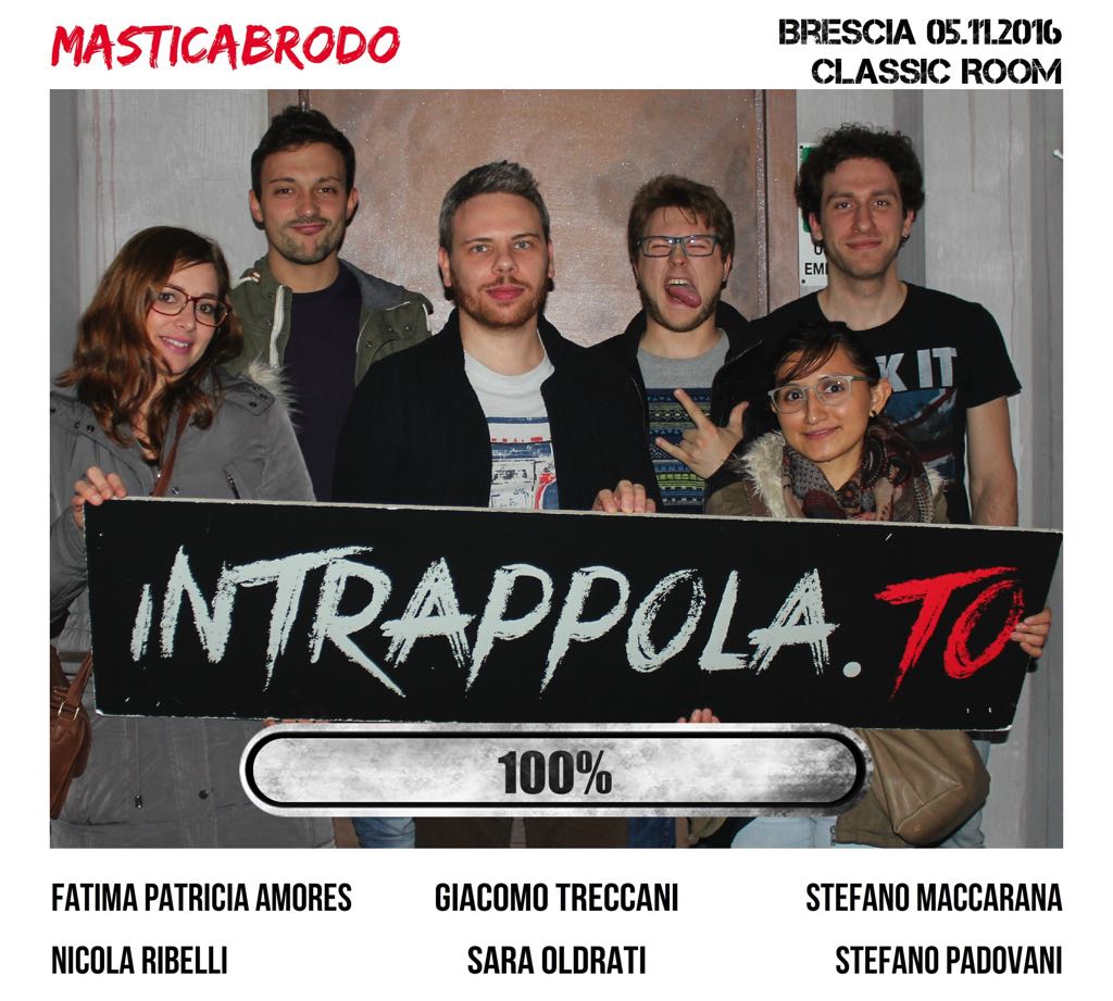 Il gruppo MasticaBrodo è fuggito dalla nostra escape room Classic Room