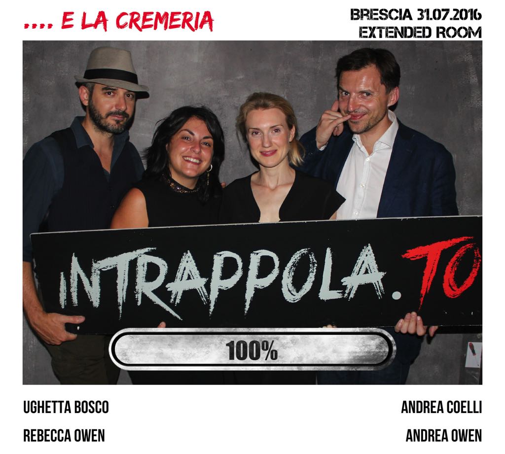 Il gruppo .... e la cremeria è fuggito dalla nostra escape room Extended Room