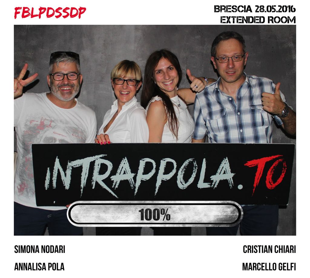 Il gruppo FBLPDSSDP è fuggito dalla nostra escape room Extended Room