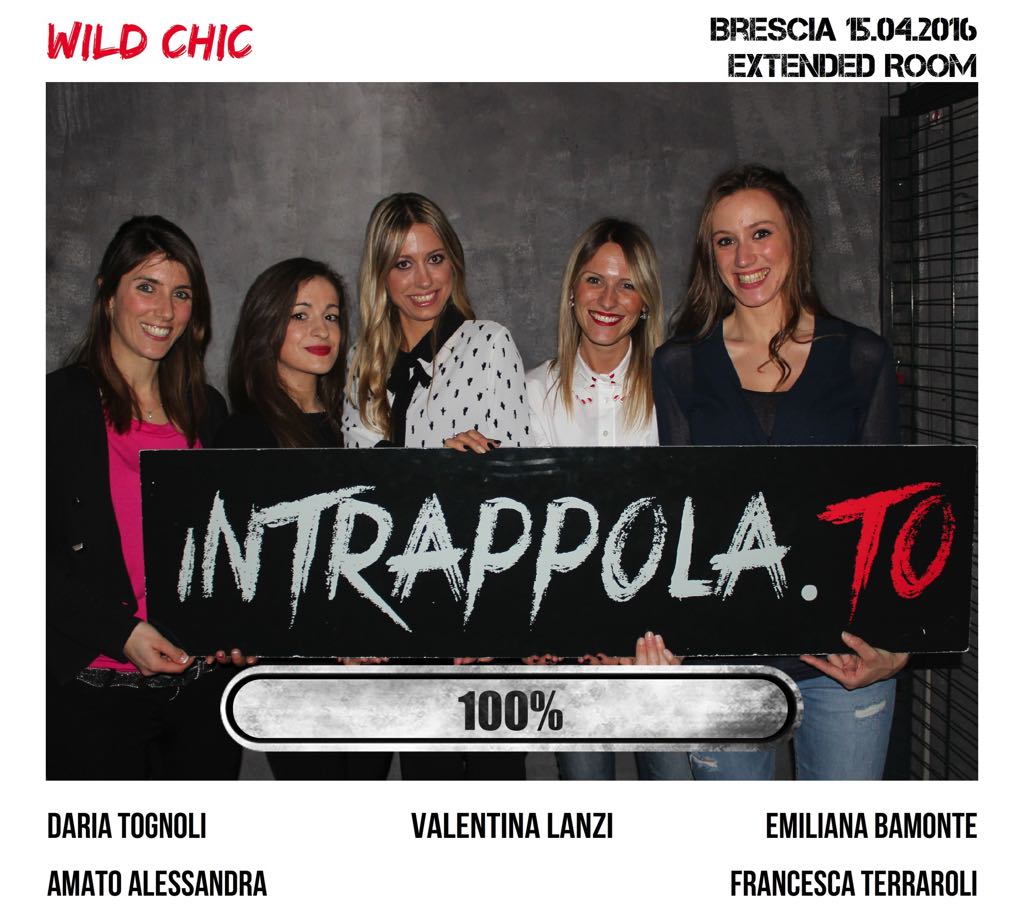 Il gruppo Wild chic è fuggito dalla nostra escape room Extended Room