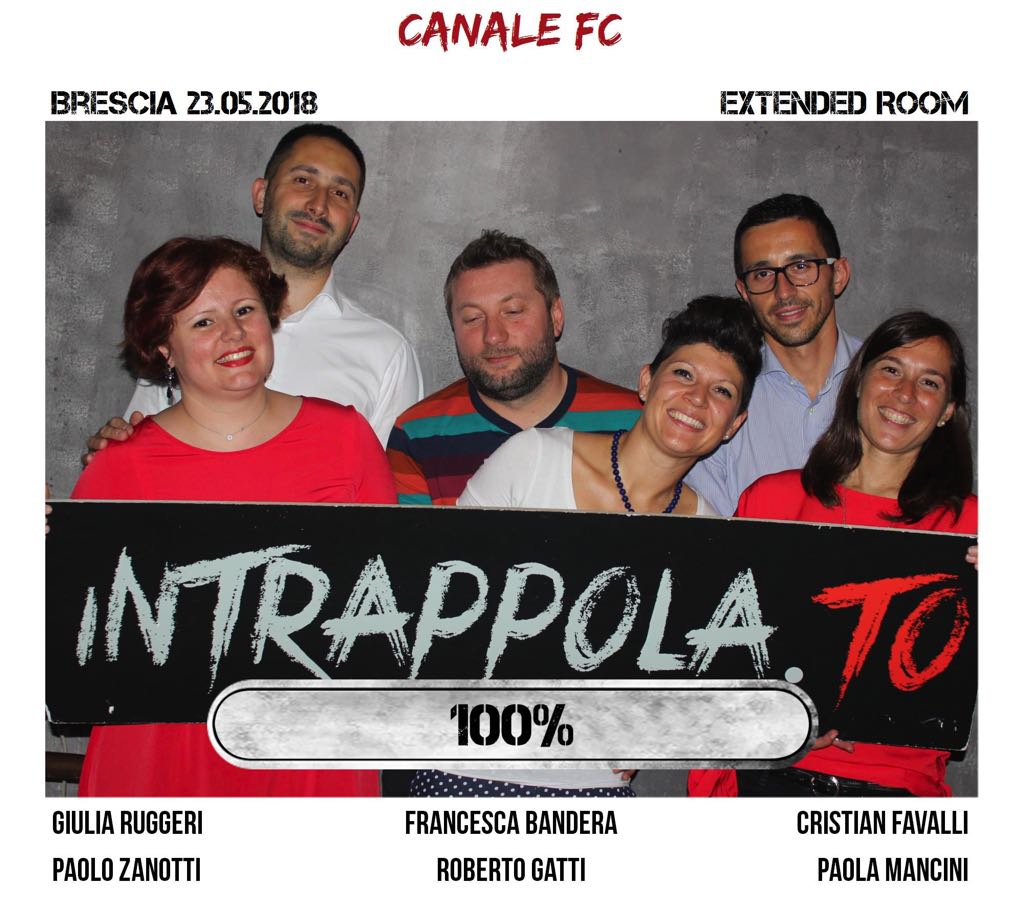 Il gruppo canale fc è fuggito dalla nostra escape room Extended Room