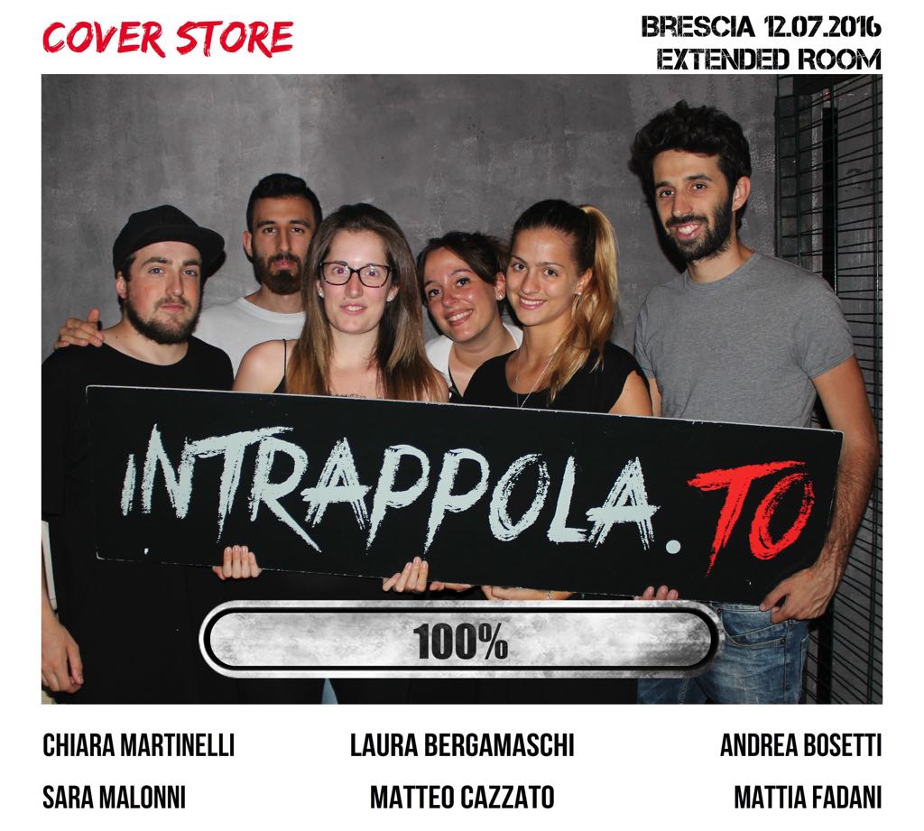Il gruppo cover store è fuggito dalla nostra escape room Extended Room