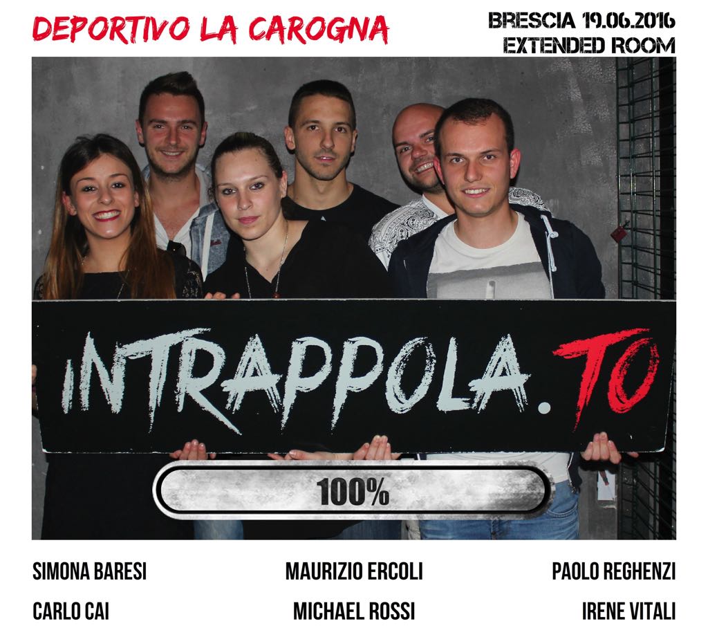 Il gruppo deportivo la carogna è fuggito dalla nostra escape room Extended Room