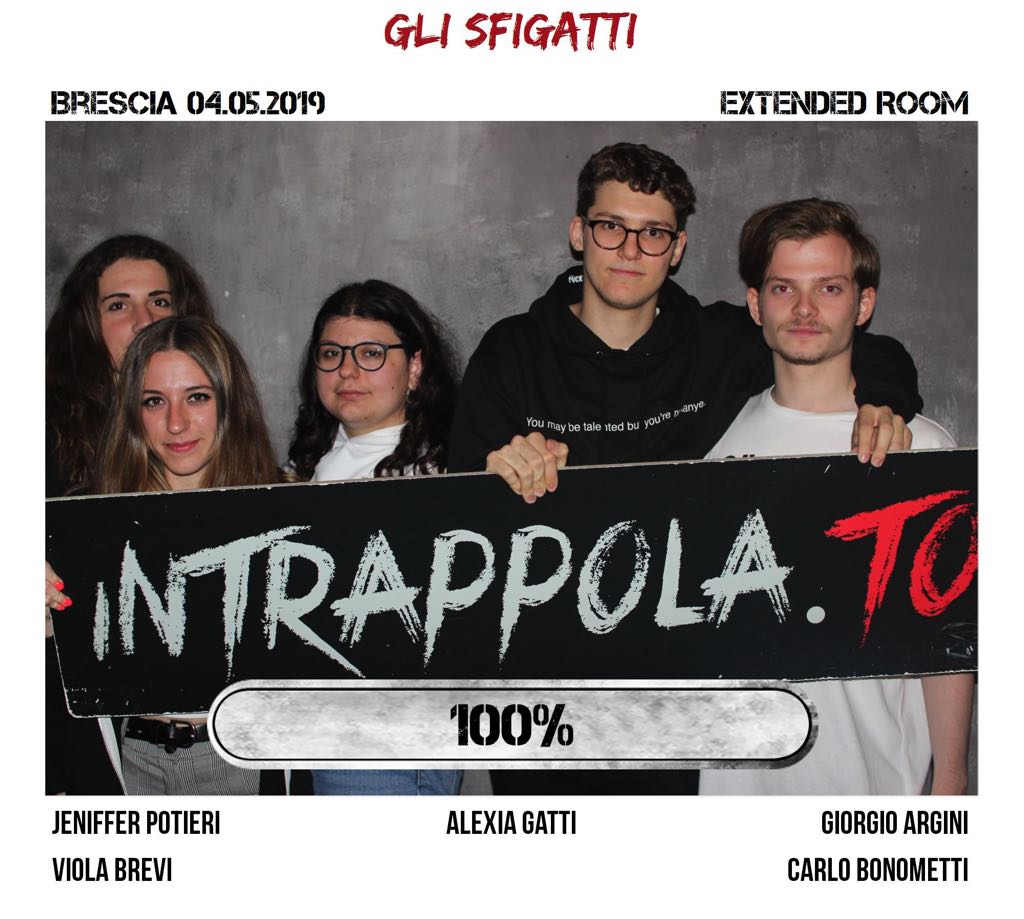 Il gruppo gli sfigatti è fuggito dalla nostra escape room Extended Room