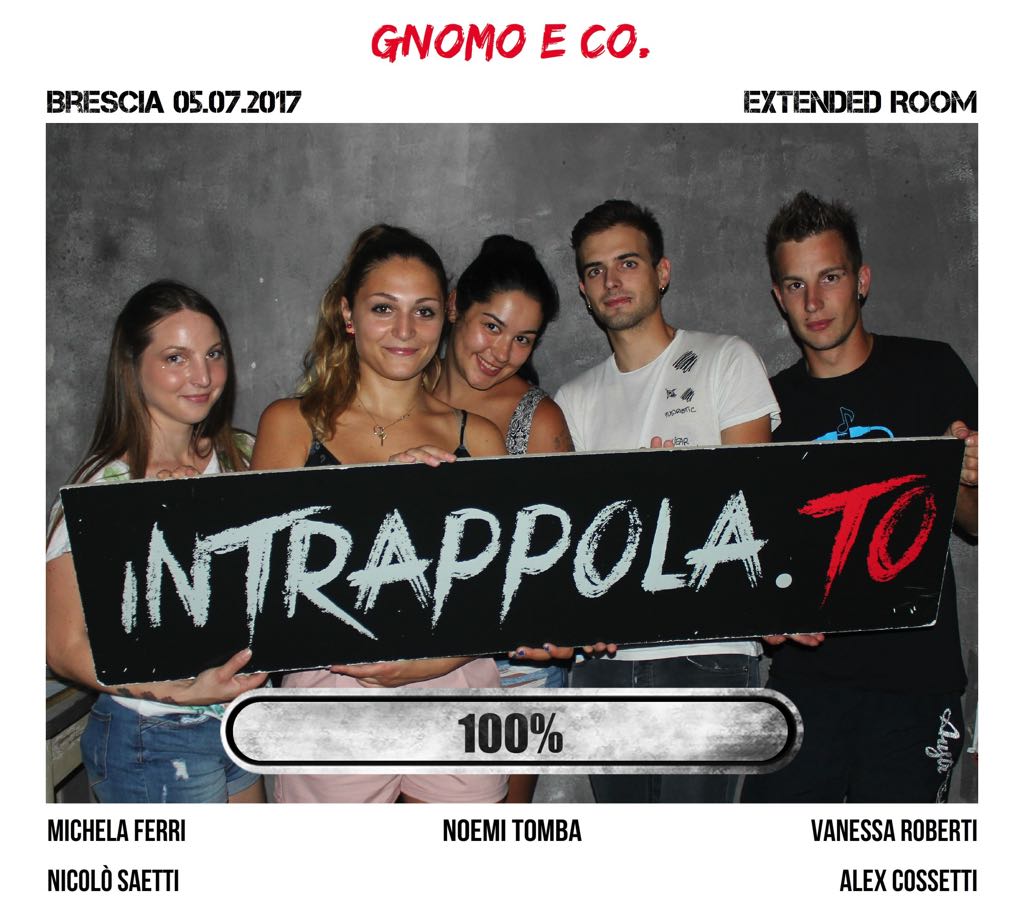 Il gruppo gnomo e co. è fuggito dalla nostra escape room Extended Room