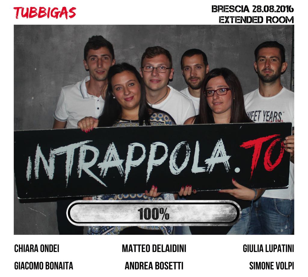Il gruppo tubbigas è fuggito dalla nostra escape room Extended Room