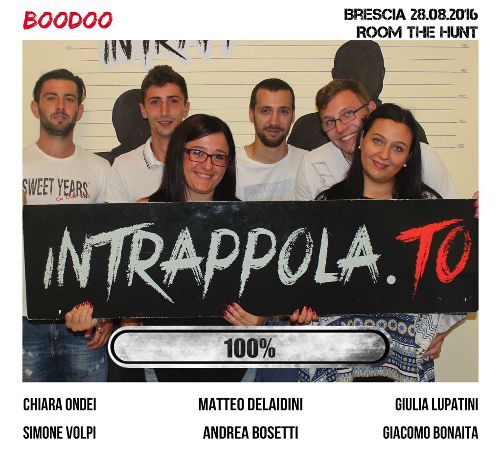 Il gruppo boodoo è fuggito dalla nostra escape room Room The Hunt