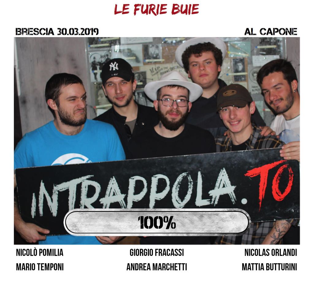 Il gruppo le furie buie è fuggito dalla nostra escape room Al Capone