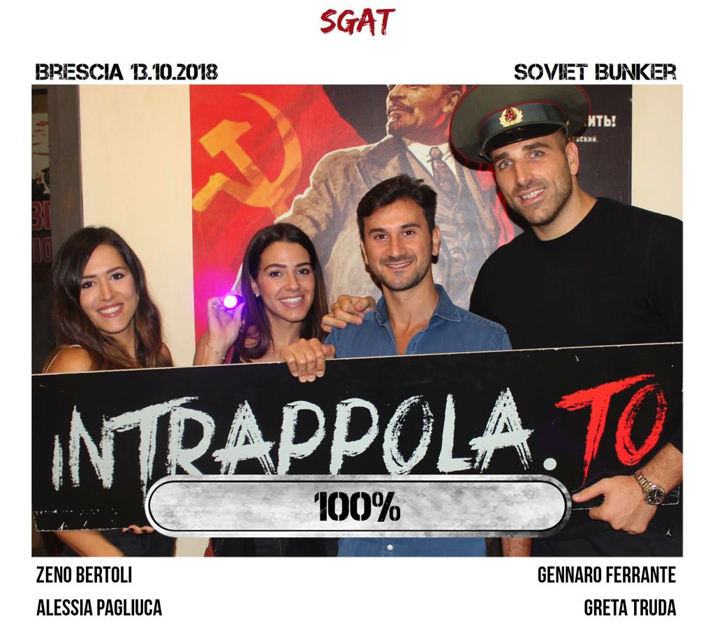 Il gruppo sgat è fuggito dalla nostra escape room Soviet Bunker