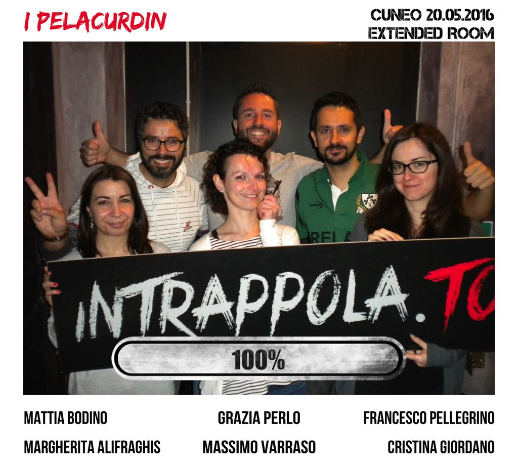 Il gruppo I Pelacurdin è fuggito dalla nostra escape room 