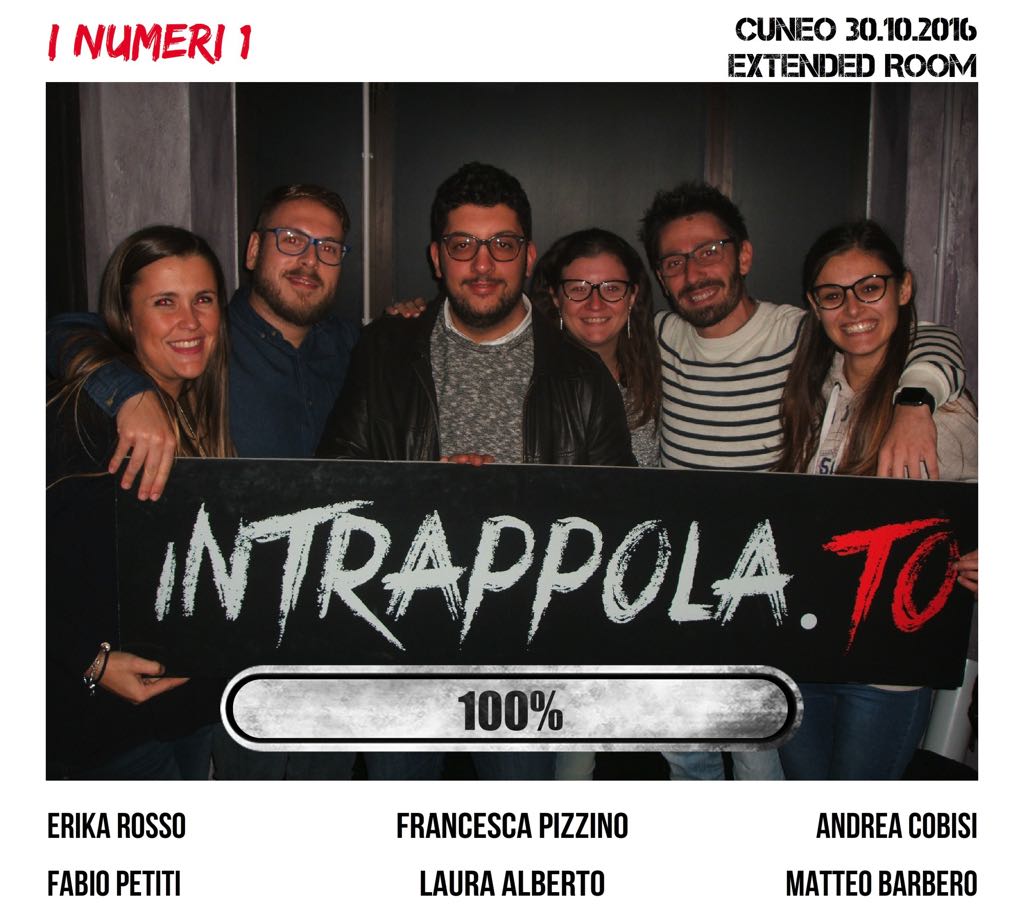 Il gruppo I numeri 1 è fuggito dalla nostra escape room 
