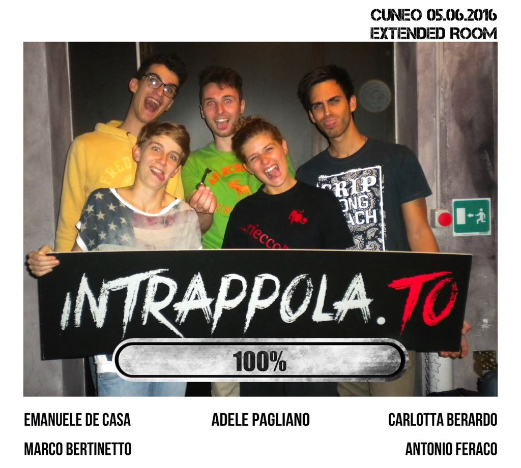Il gruppo   è fuggito dalla nostra escape room 