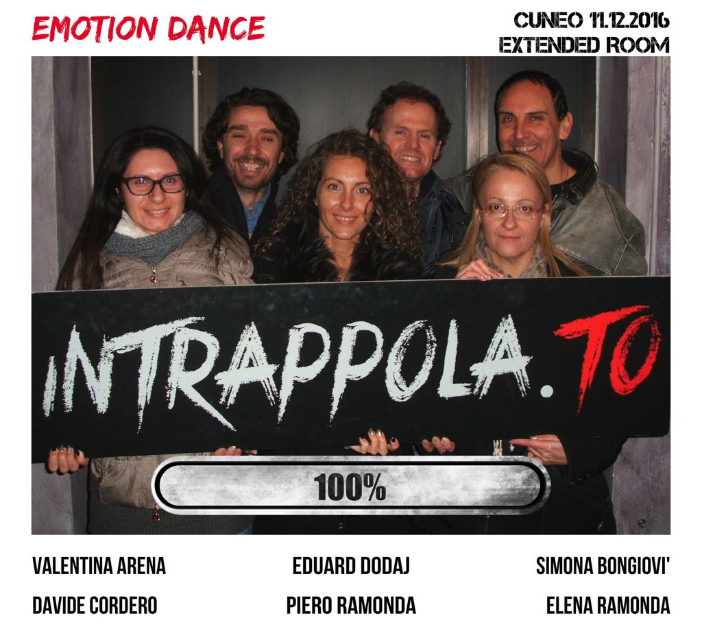 Il gruppo emotion dance è fuggito dalla nostra escape room 