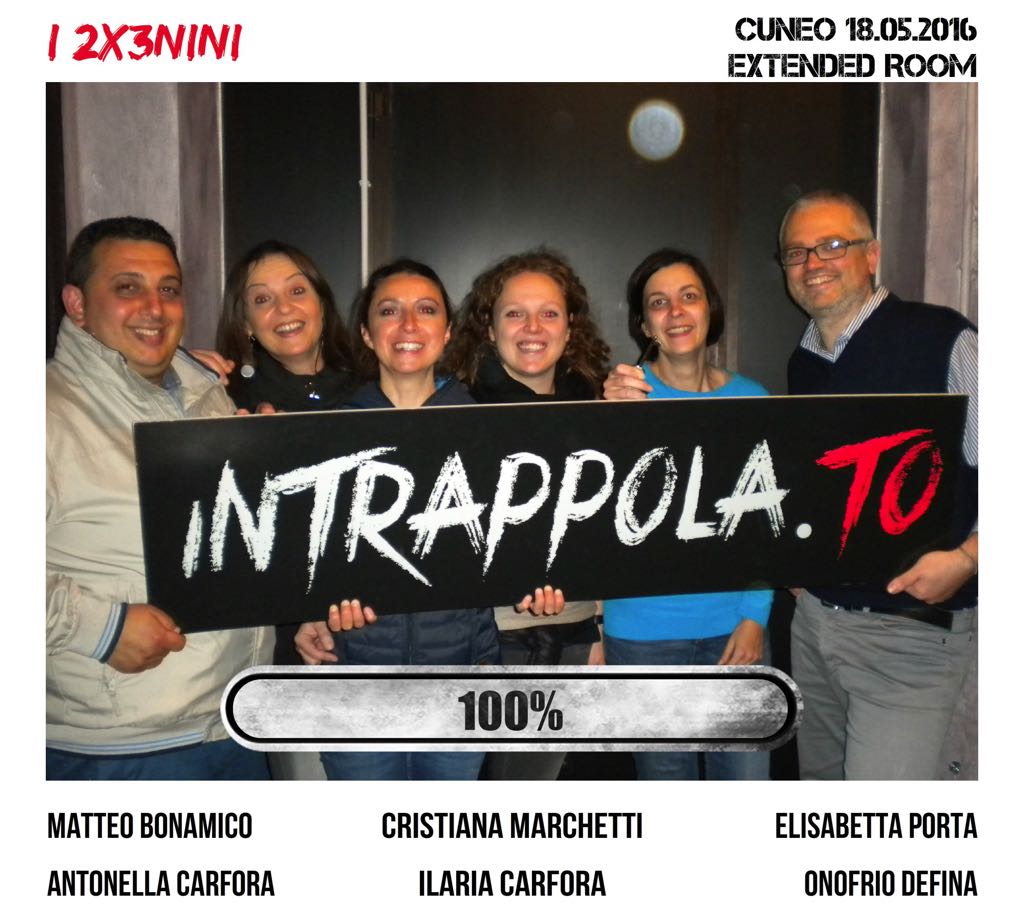 Il gruppo i 2x3nini è fuggito dalla nostra escape room 