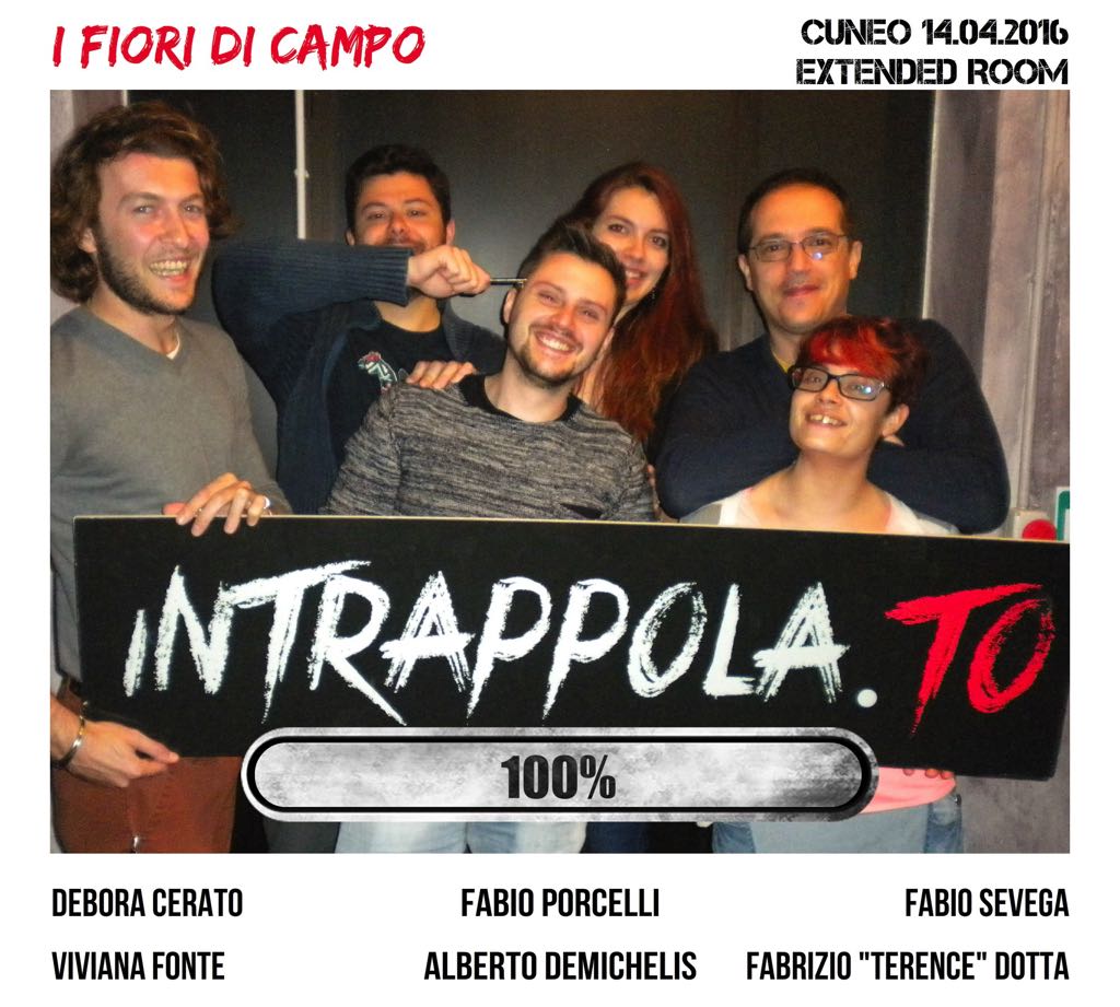 Il gruppo  è fuggito dalla nostra escape room 