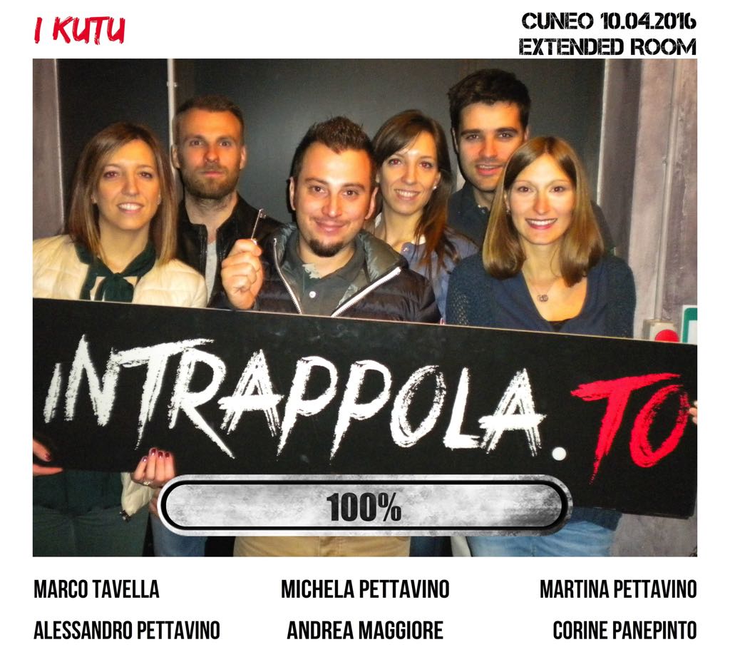 Il gruppo i kutu è fuggito dalla nostra escape room 