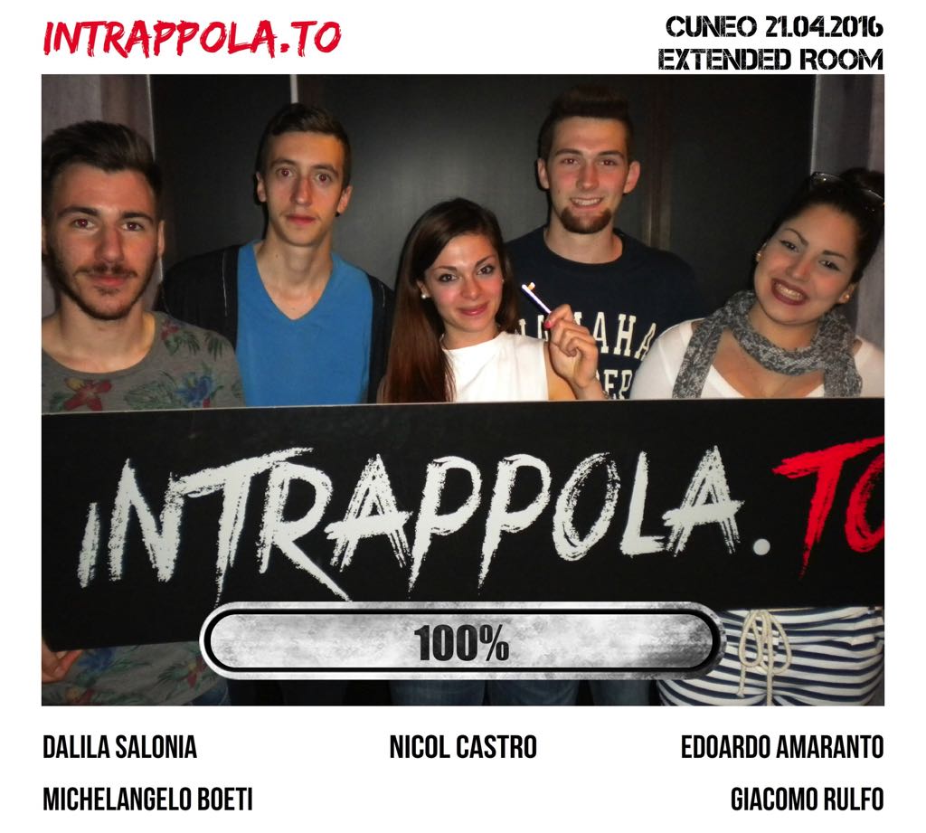 Il gruppo  è fuggito dalla nostra escape room 
