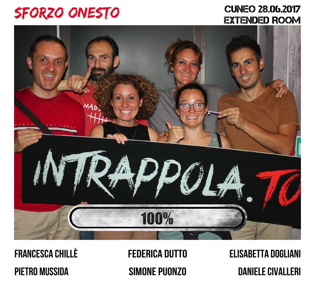 Il gruppo sforzo onesto è fuggito dalla nostra escape room 