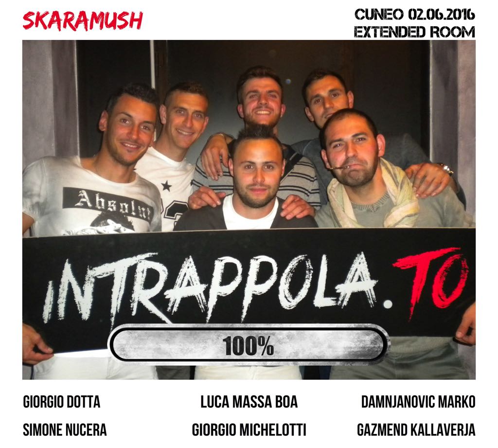 Il gruppo skaramush è fuggito dalla nostra escape room 
