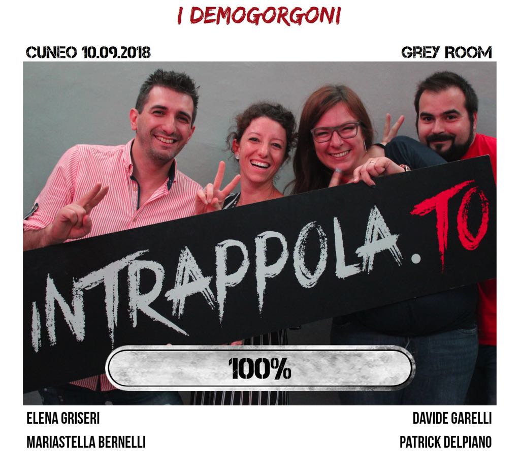 Il gruppo i demogorgoni è fuggito dalla nostra escape room Grey Room