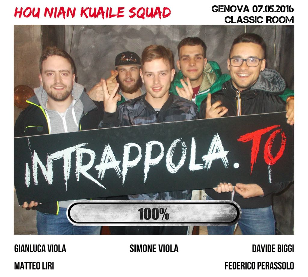 Il gruppo hou nian kuaile squad è fuggito dalla nostra escape room 