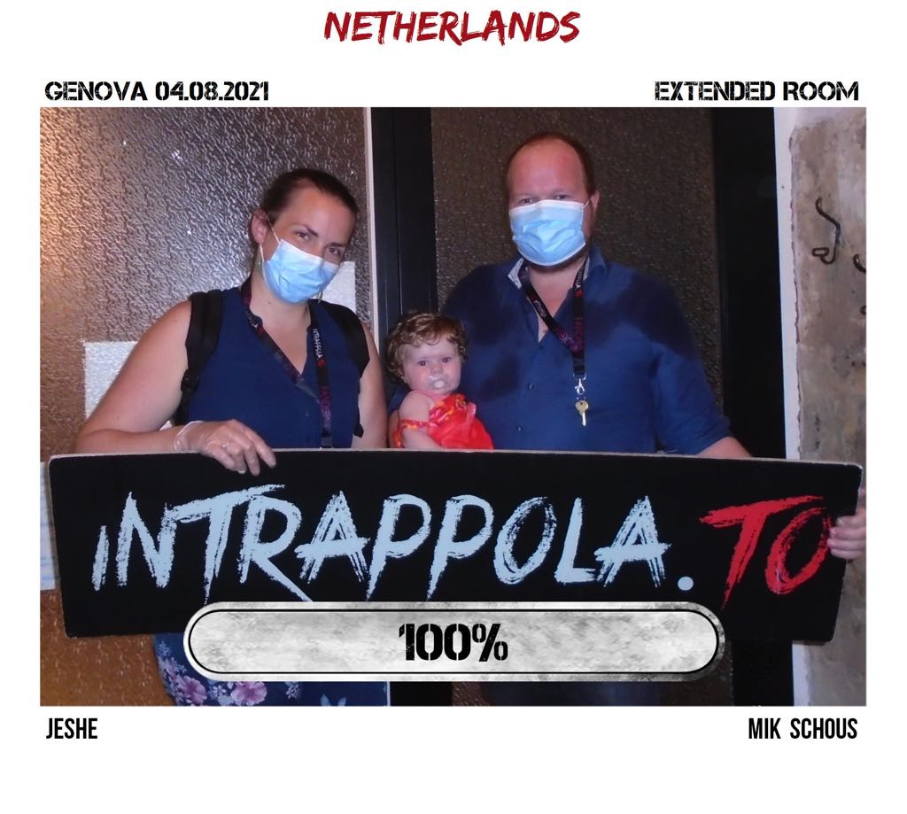Il gruppo netherlands è fuggito dalla nostra escape room Extended Room