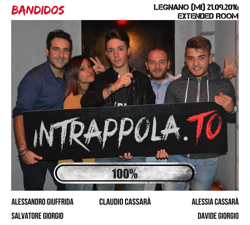 Il gruppo bandidos è fuggito dalla nostra escape room Extended Room