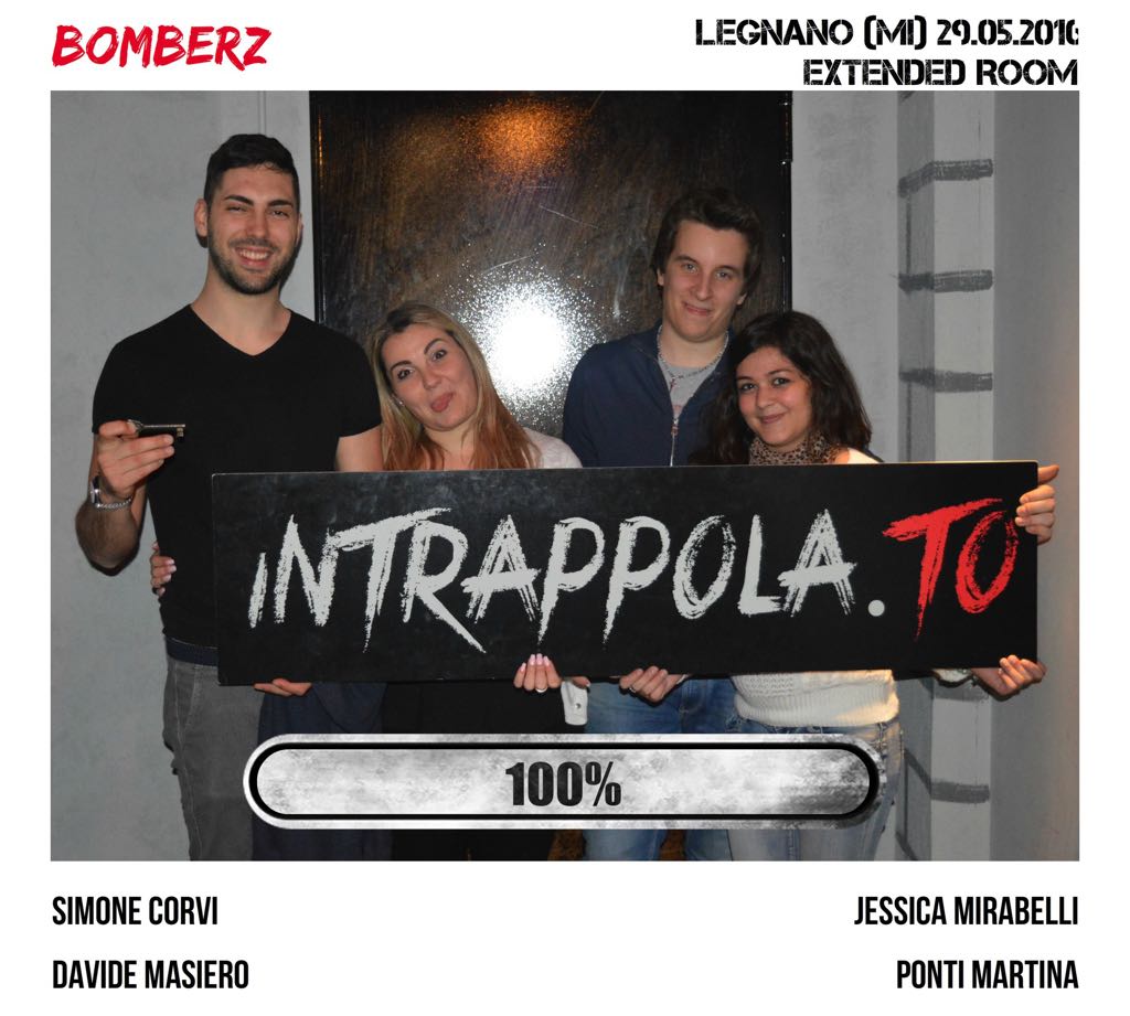Il gruppo bomberz è fuggito dalla nostra escape room Extended Room