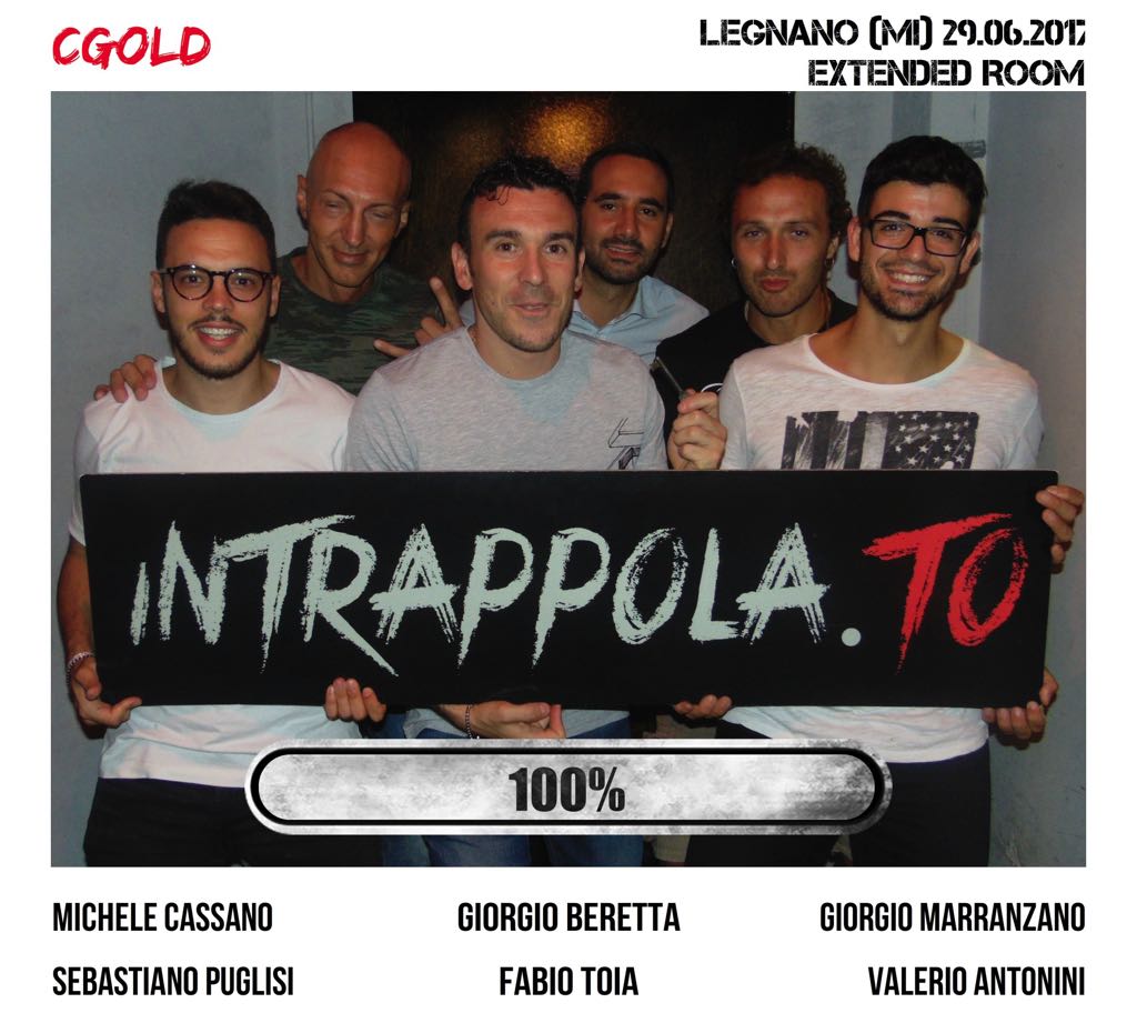 Il gruppo cgold è fuggito dalla nostra escape room Extended Room