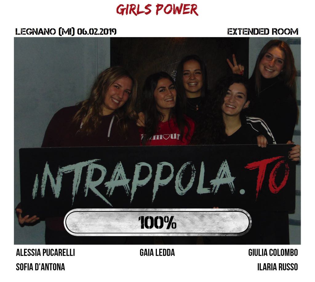 Il gruppo girls power è fuggito dalla nostra escape room Extended Room