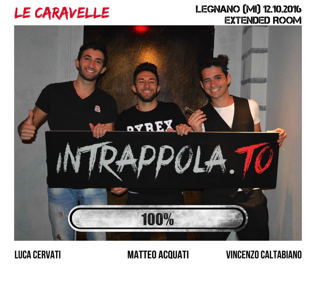 Il gruppo le caravelle è fuggito dalla nostra escape room Extended Room