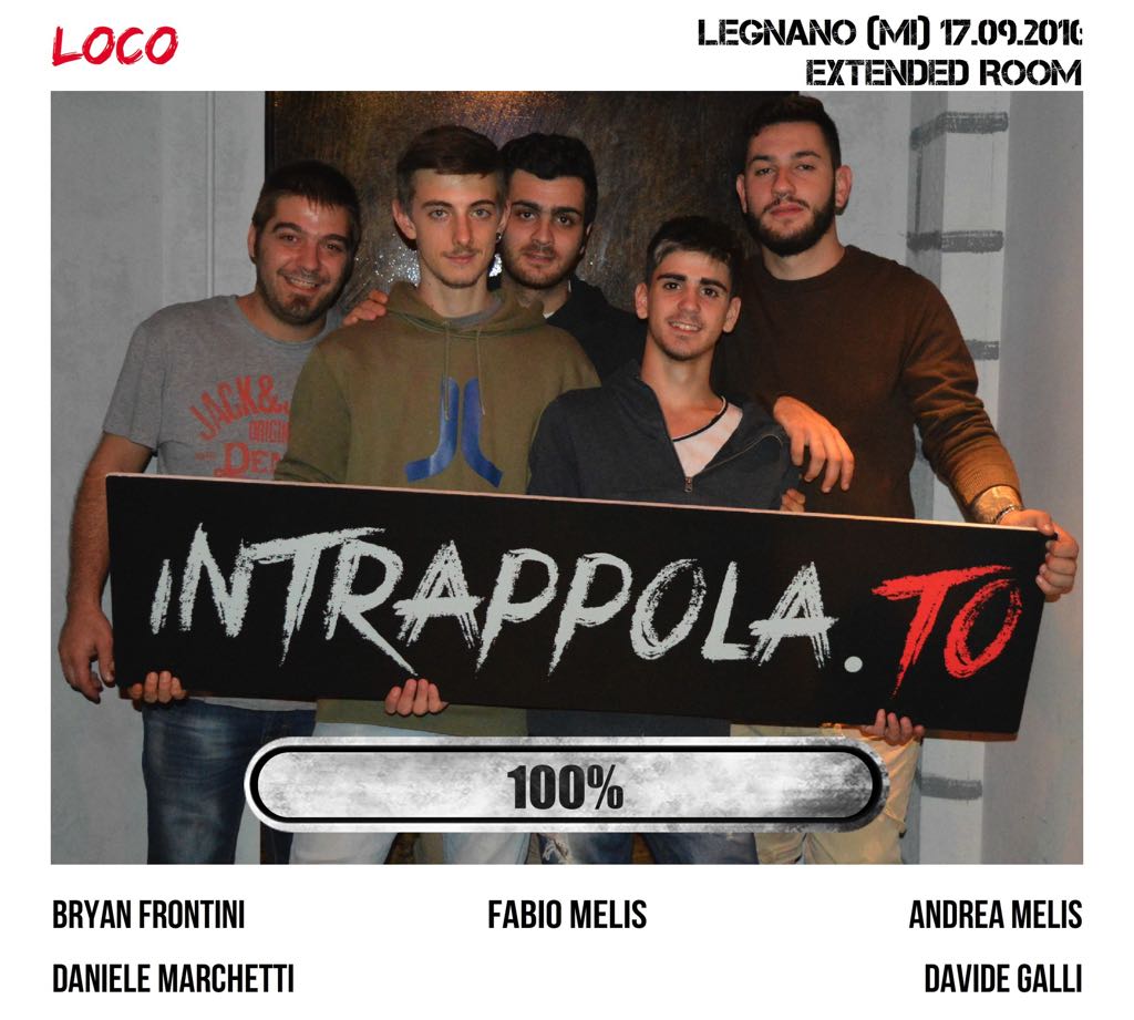 Il gruppo loco è fuggito dalla nostra escape room Extended Room