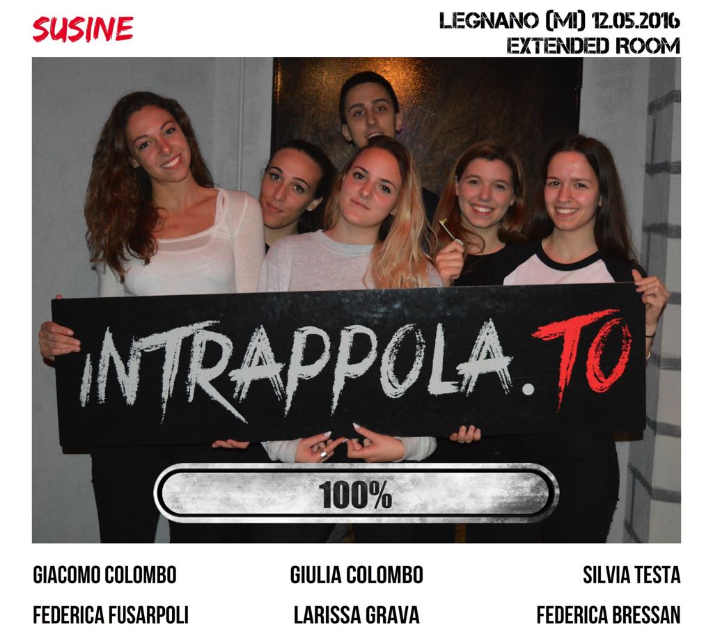 Il gruppo susine è fuggito dalla nostra escape room Extended Room