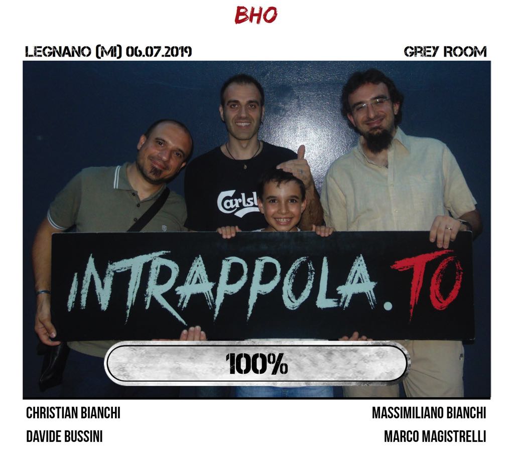 Il gruppo bho è fuggito dalla nostra escape room Grey Room