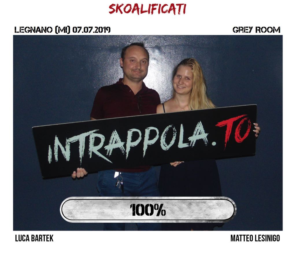 Il gruppo skoalificati è fuggito dalla nostra escape room Grey Room