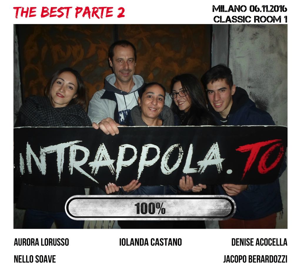 Il gruppo the best parte 2 è fuggito dalla nostra escape room Classic Room