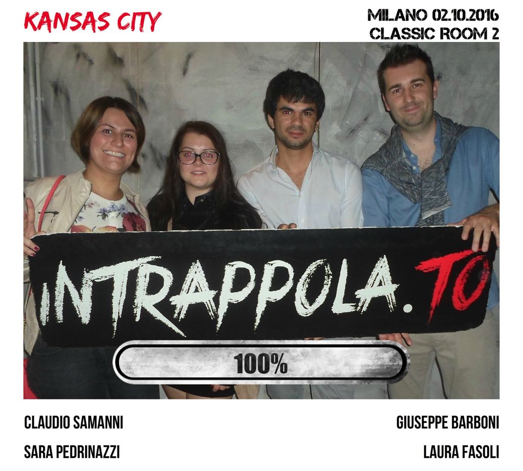 Il gruppo Kansas City è fuggito dalla nostra escape room Extended Room